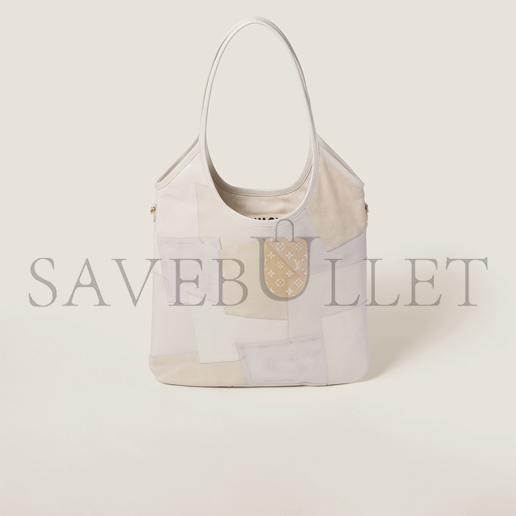 M1v M1v ivy leather patchwork handbag 5bg231 (40*35cm)